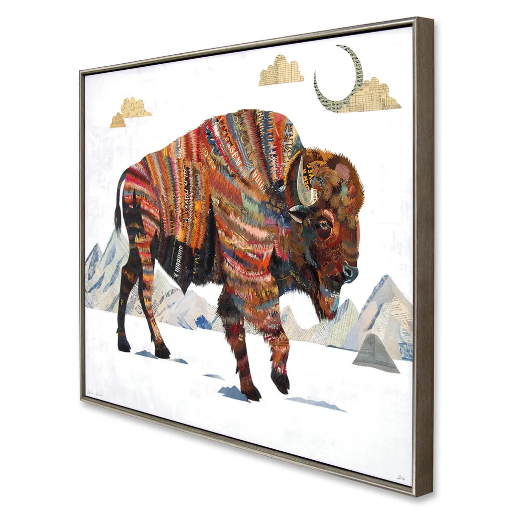 REST NOT WESTERN HERALD canvas print with float frame