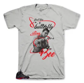 Retro 5 Satin Red StingBee Shirt