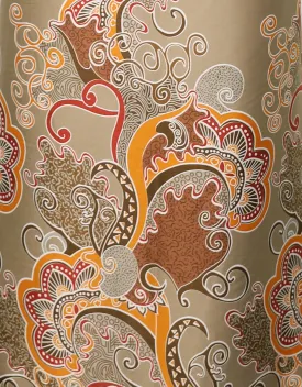 Rosie Batik Satin 45" (Nude)