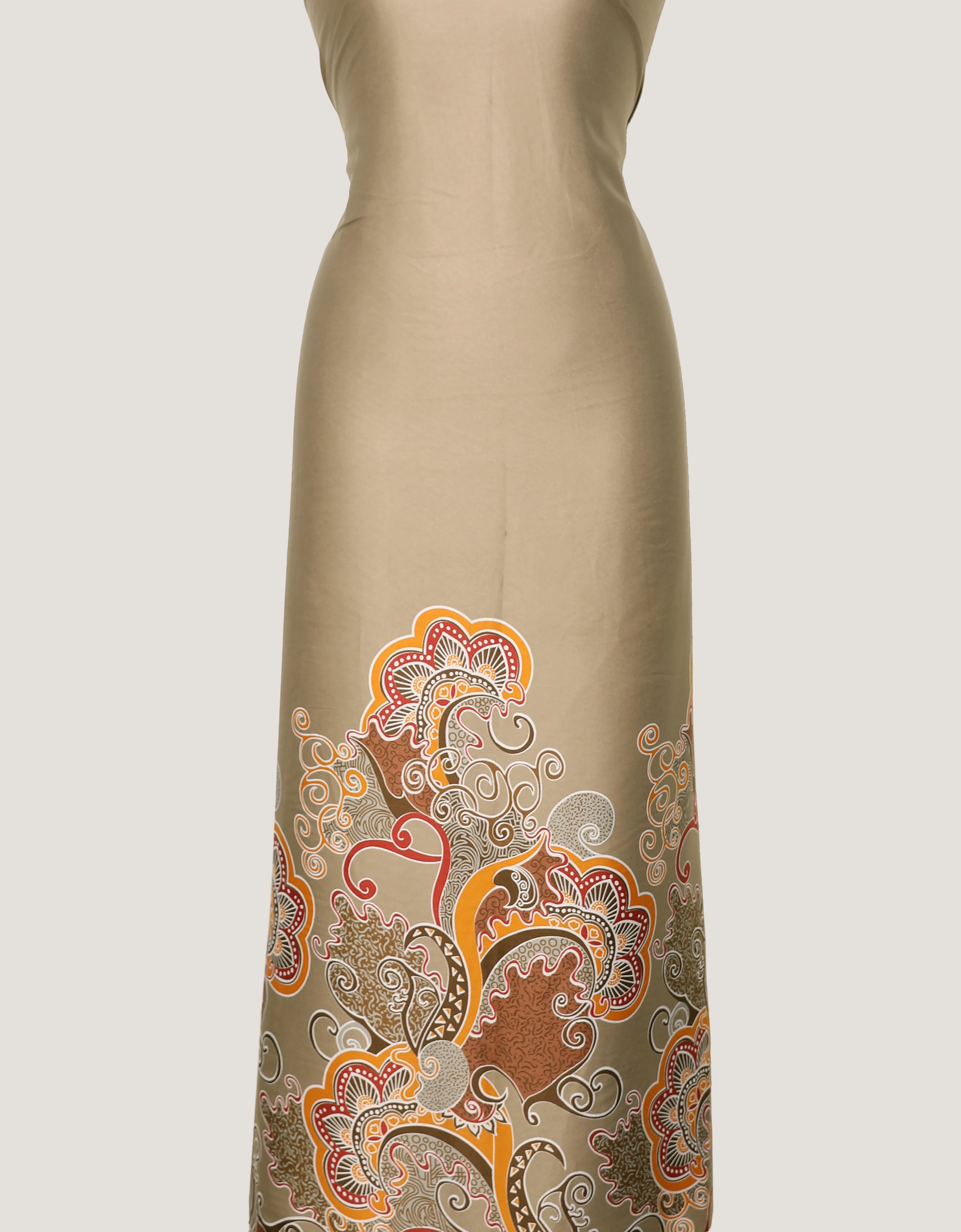 Rosie Batik Satin 45" (Nude)