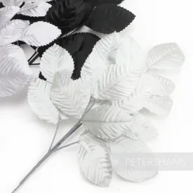 'Rowan' Vintage Satin Wired Leaf Millinery Hat Mount