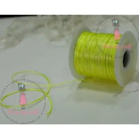Satin Ribbon Twine - Yellow