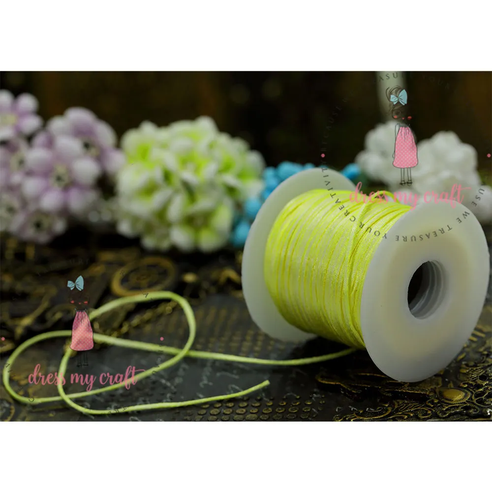 Satin Ribbon Twine - Yellow