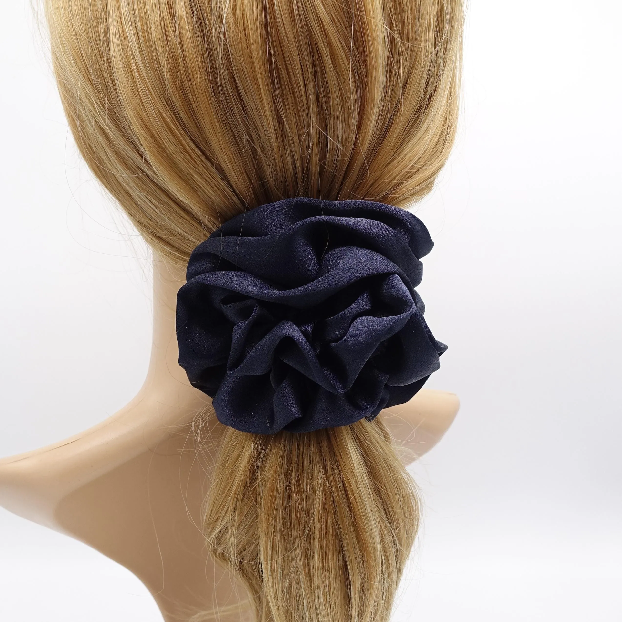 satin scrunchies, medium scrunchies, basic scrunchies for women
