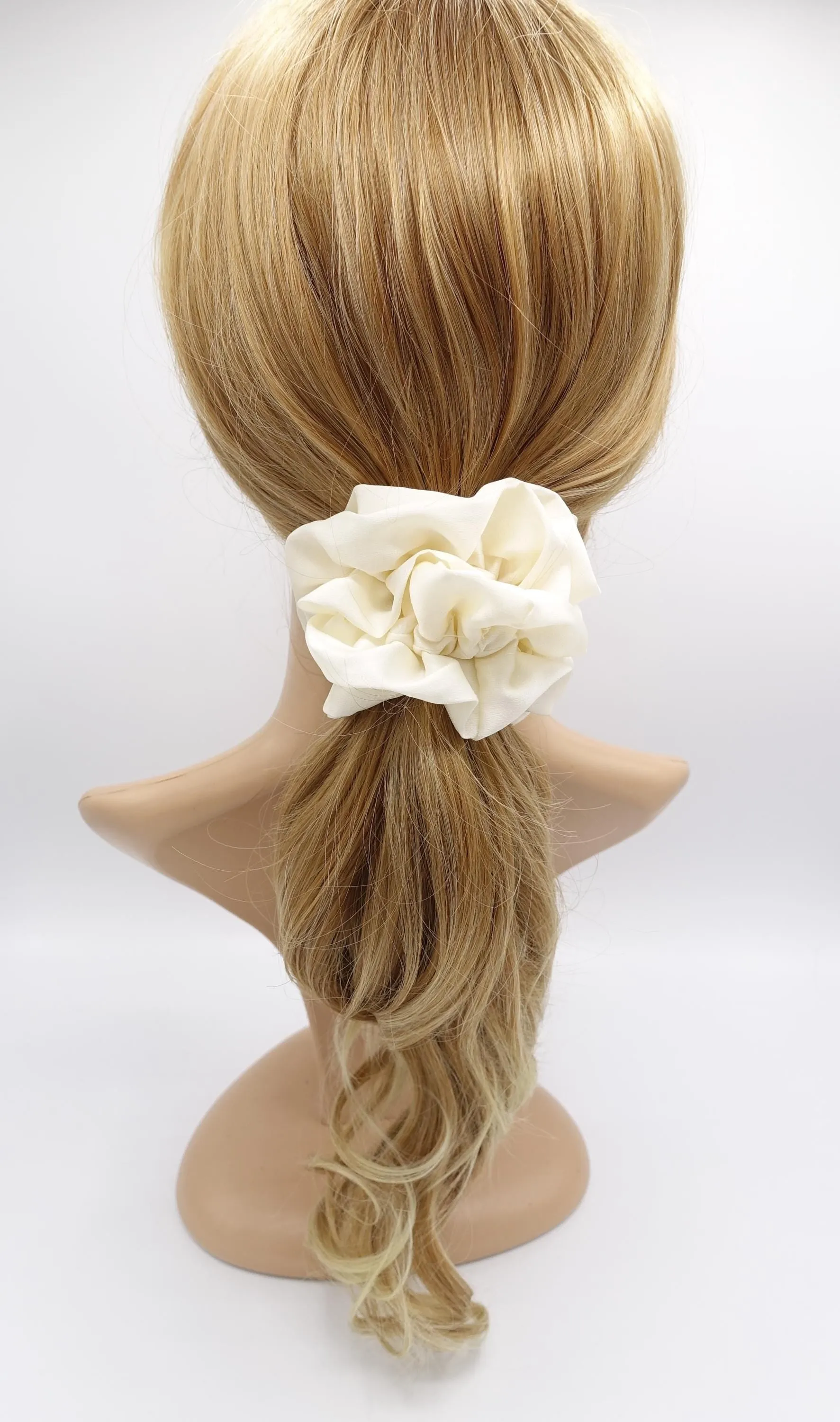 satin scrunchies, medium scrunchies, basic scrunchies for women