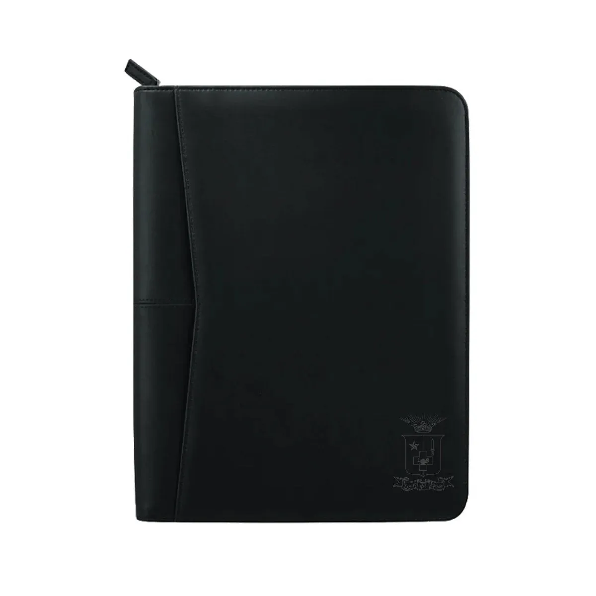 SigEp Zippered Crest Padfolio