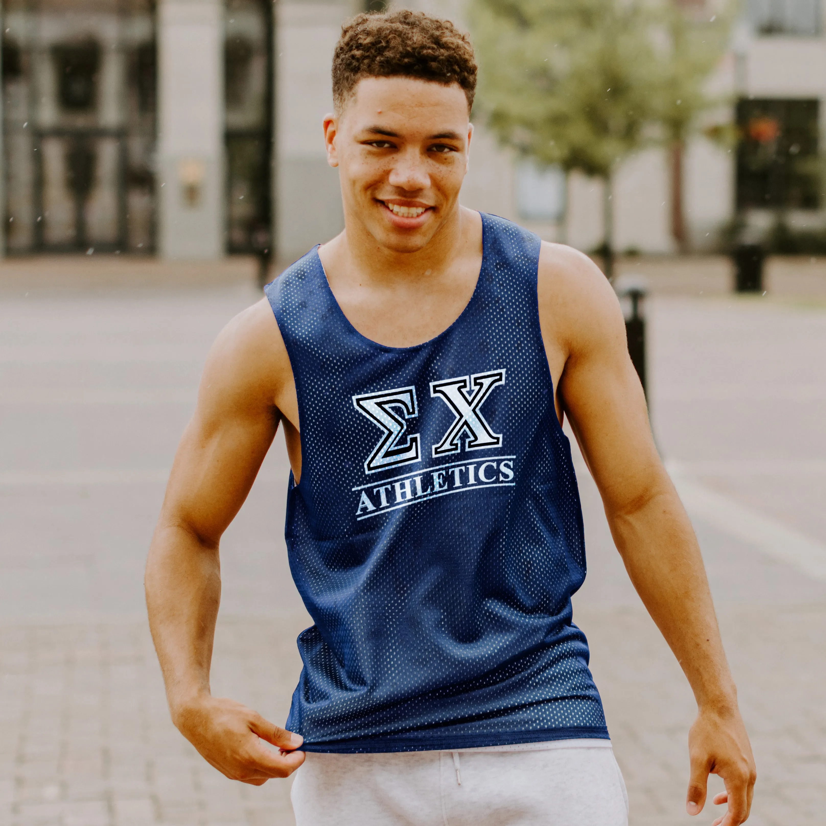 Sigma Chi Personalized Intramural Mesh Tank