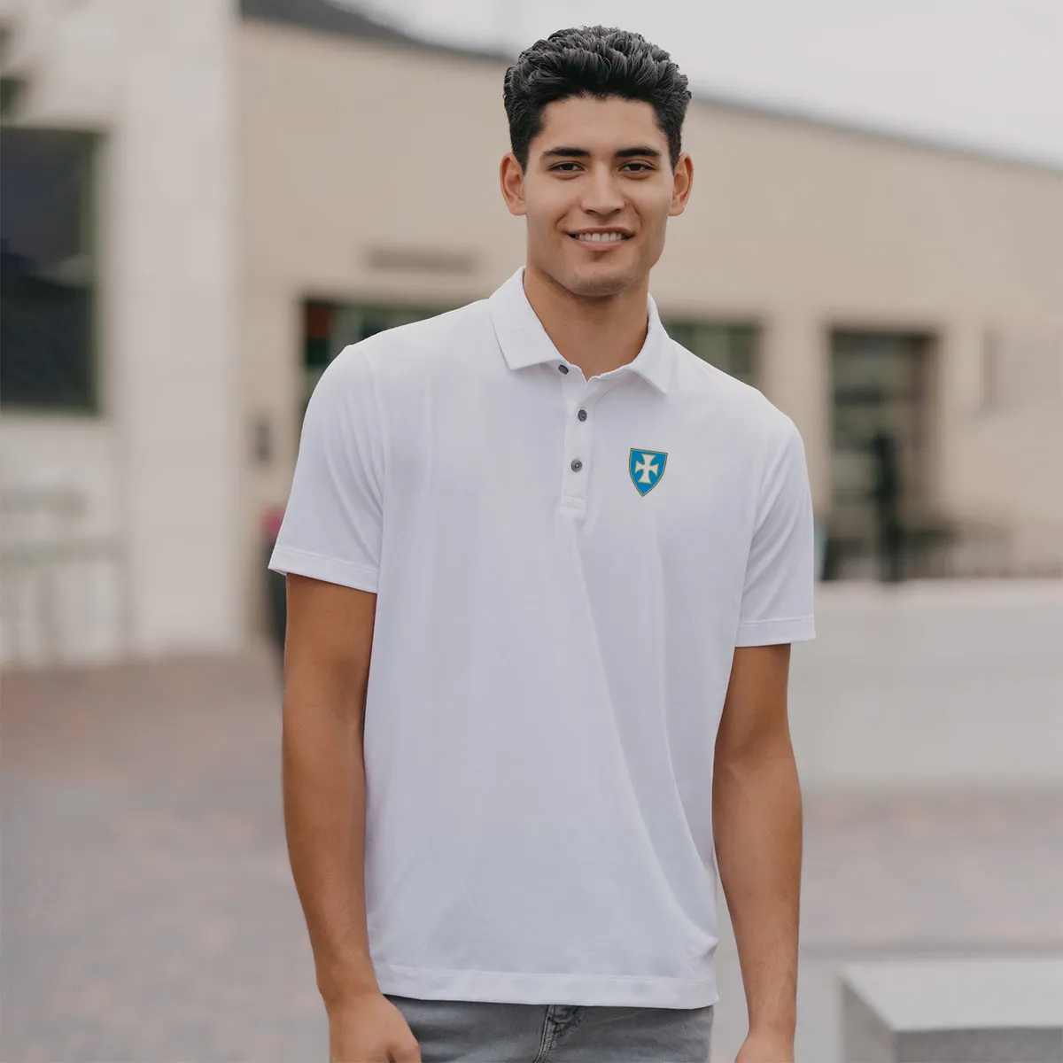 Sigma Chi White Shield Polo