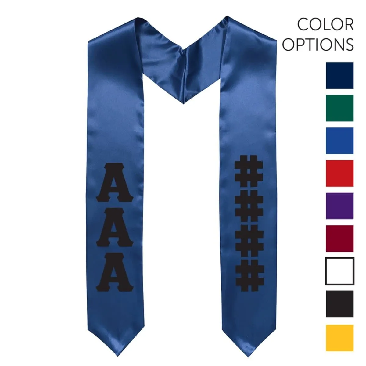 Sigma Pi Pick Your Own Colors Graduation Stole