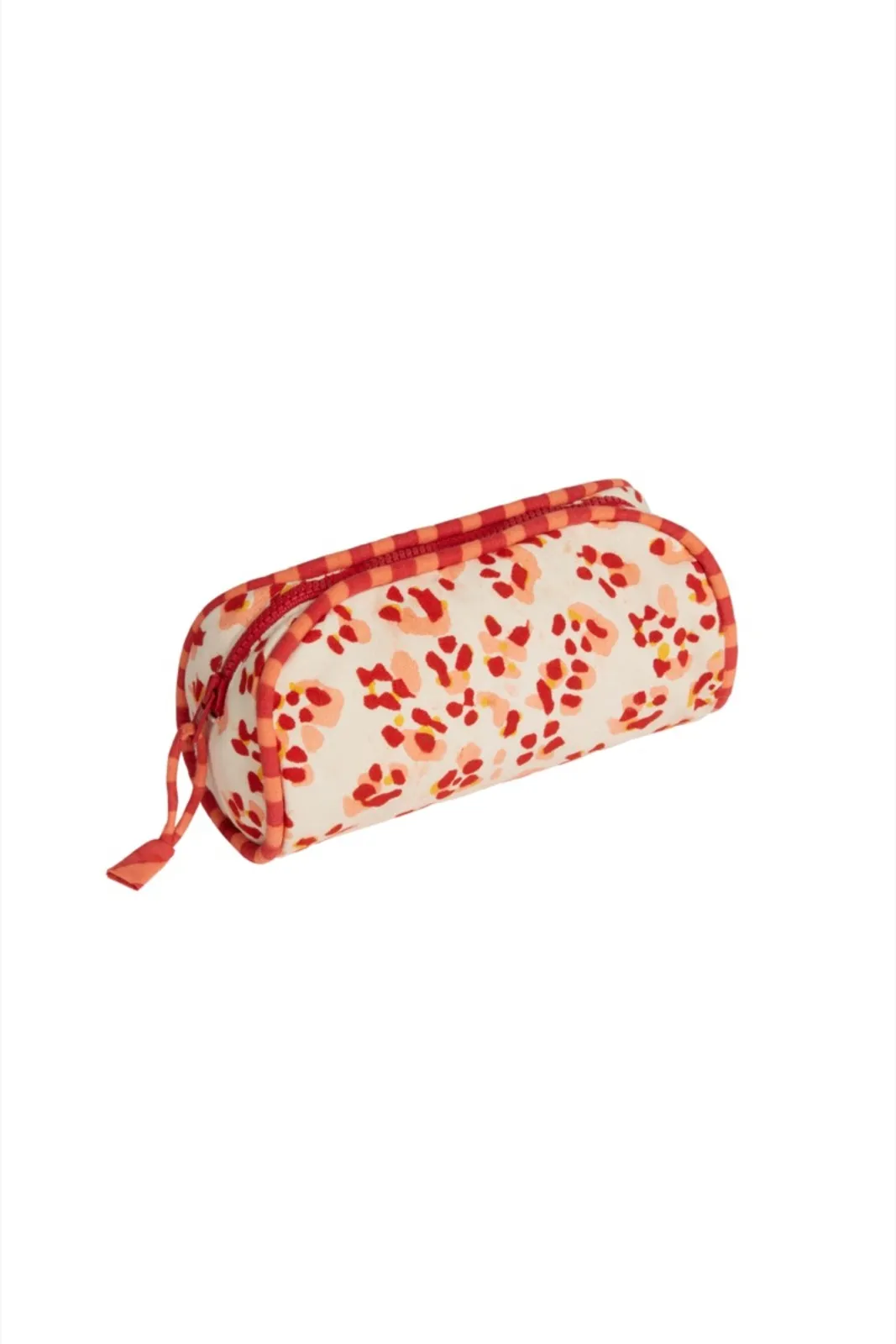 Small Goretta Pencil Bag in Red Leopard