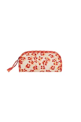 Small Goretta Pencil Bag in Red Leopard