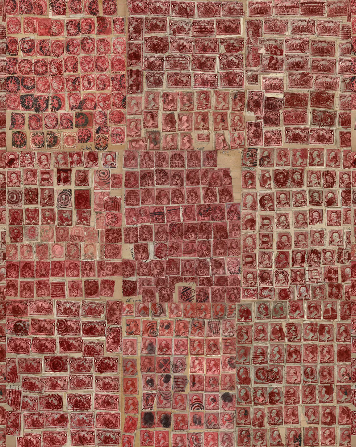 Stamps - Red