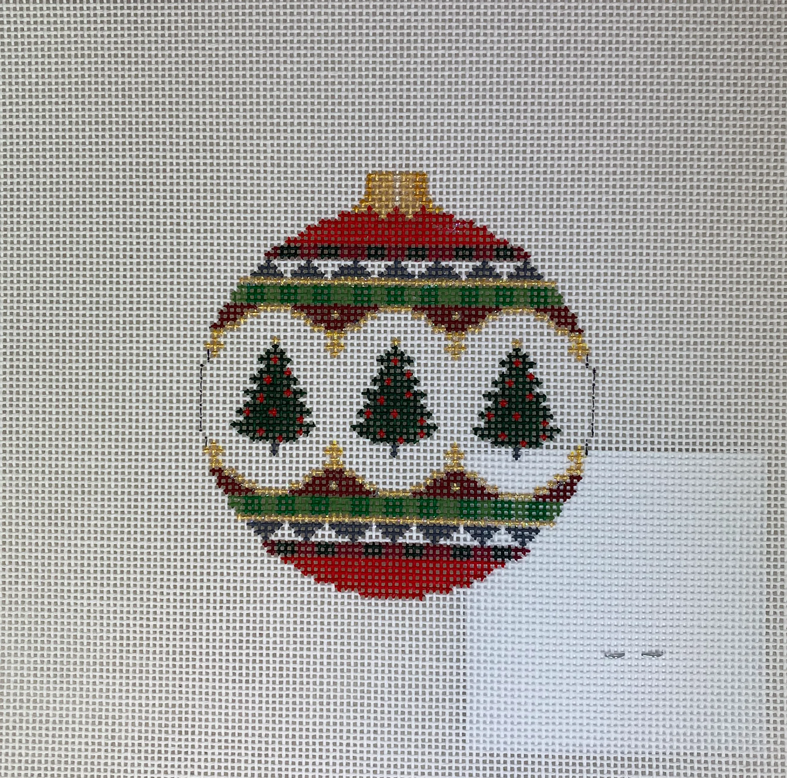 Susan Roberts Needlepoint 7229 Trees