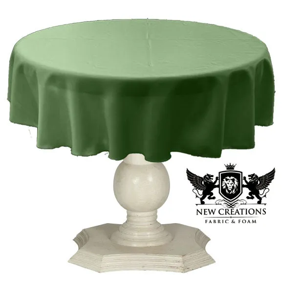 TABLECLOTH DULL BRIDAL SATIN (42" Round)
