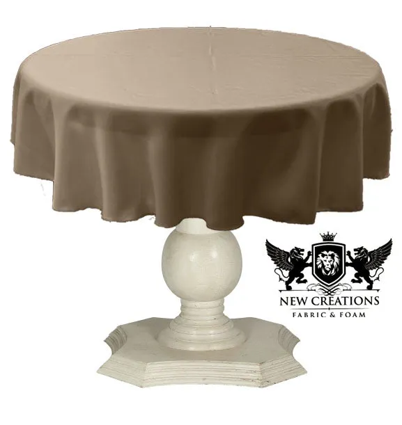 TABLECLOTH DULL BRIDAL SATIN (42" Round)