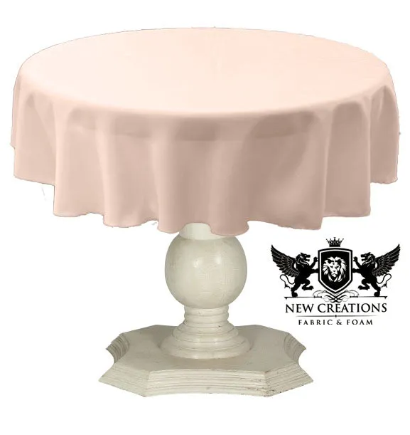 TABLECLOTH DULL BRIDAL SATIN (42" Round)