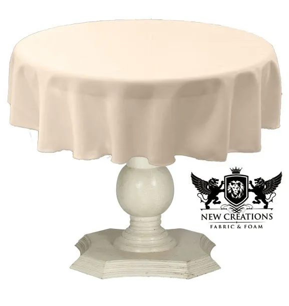 TABLECLOTH DULL BRIDAL SATIN (42" Round)