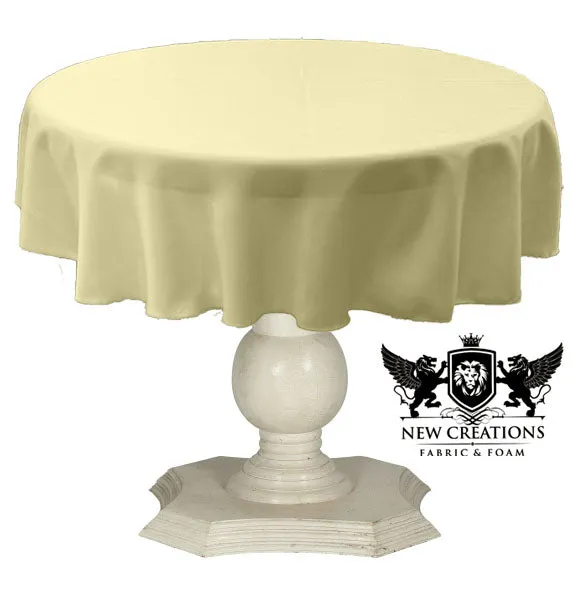 TABLECLOTH DULL BRIDAL SATIN (42" Round)