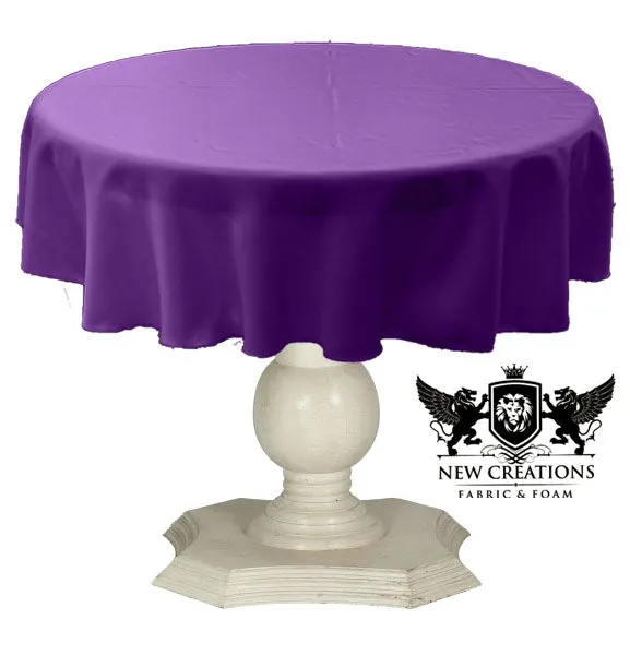 TABLECLOTH DULL BRIDAL SATIN (42" Round)