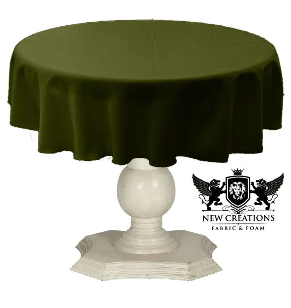 TABLECLOTH DULL BRIDAL SATIN (42" Round)