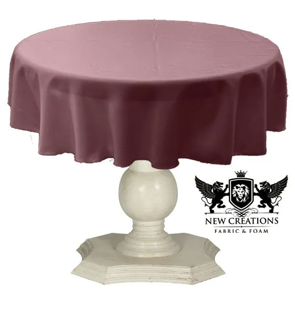 TABLECLOTH DULL BRIDAL SATIN (42" Round)