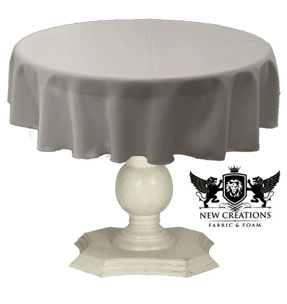 TABLECLOTH DULL BRIDAL SATIN (42" Round)