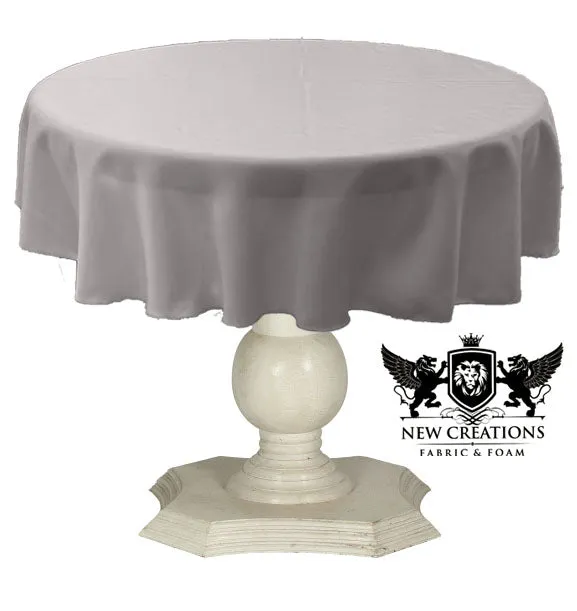 TABLECLOTH DULL BRIDAL SATIN (42" Round)