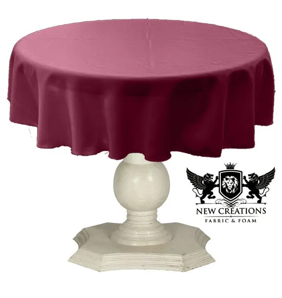 TABLECLOTH DULL BRIDAL SATIN (42" Round)