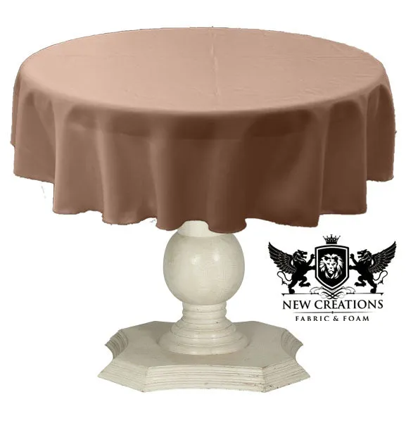 TABLECLOTH DULL BRIDAL SATIN (42" Round)