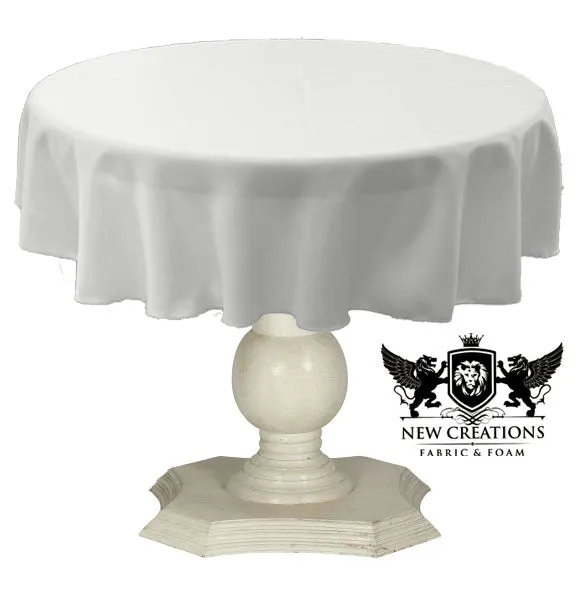TABLECLOTH DULL BRIDAL SATIN (42" Round)