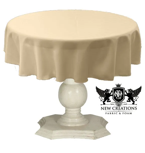 TABLECLOTH DULL BRIDAL SATIN (42" Round)