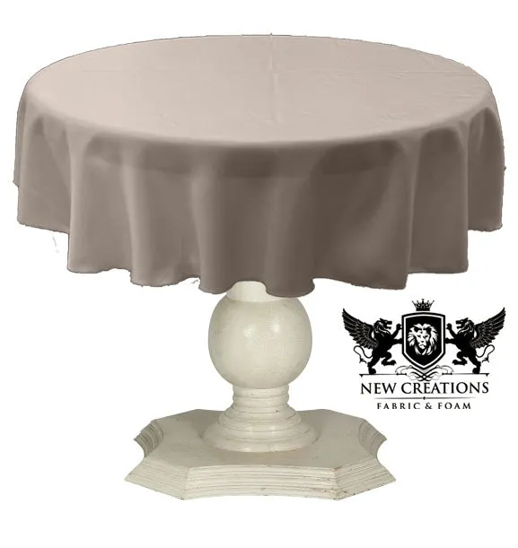 TABLECLOTH DULL BRIDAL SATIN (42" Round)