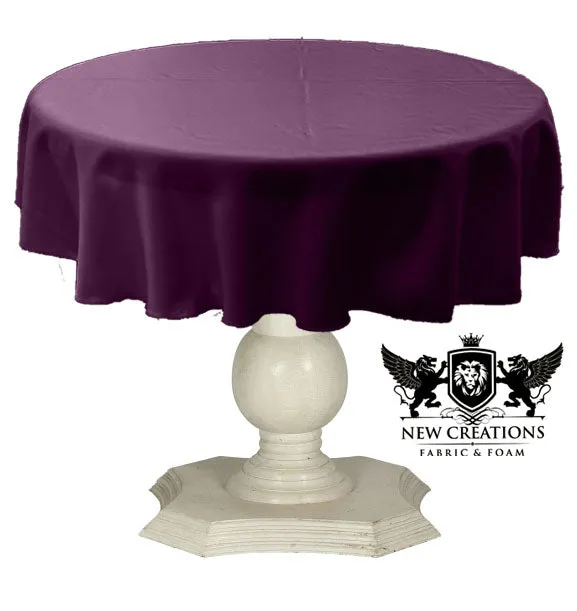 TABLECLOTH DULL BRIDAL SATIN (42" Round)