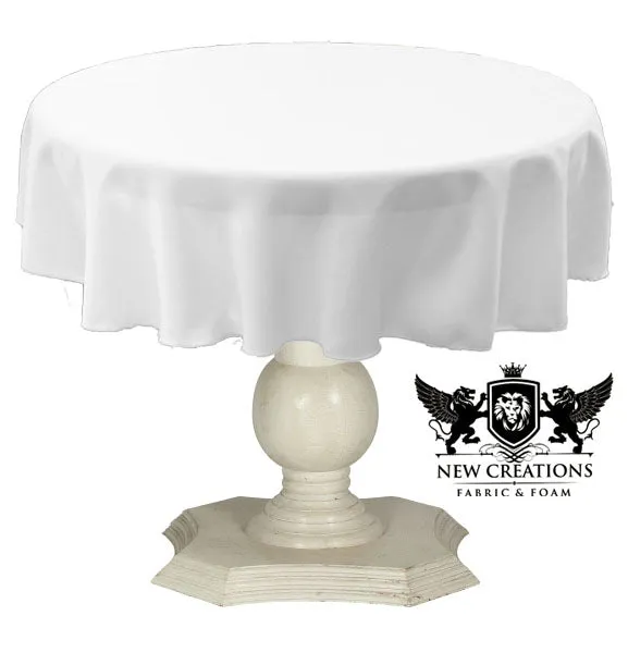TABLECLOTH DULL BRIDAL SATIN (42" Round)