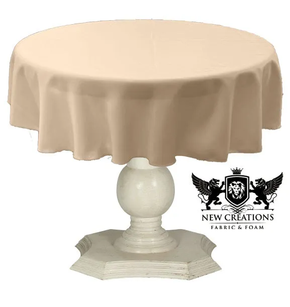 TABLECLOTH DULL BRIDAL SATIN (42" Round)