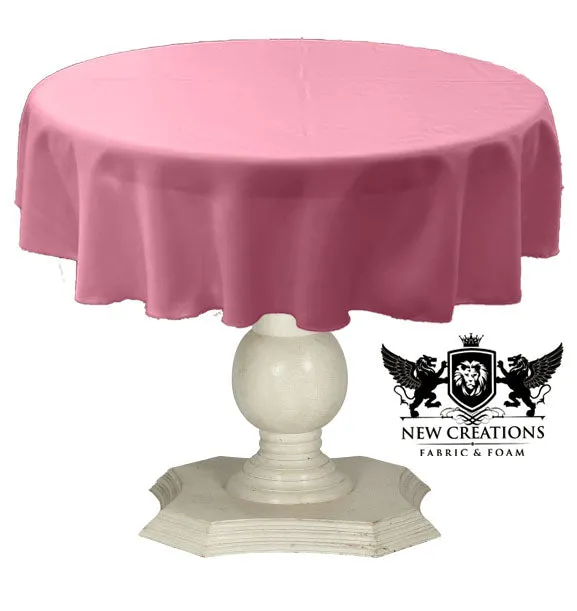 TABLECLOTH DULL BRIDAL SATIN (42" Round)