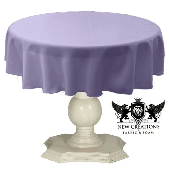 TABLECLOTH DULL BRIDAL SATIN (42" Round)