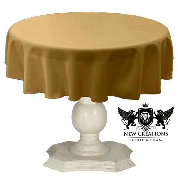 TABLECLOTH DULL BRIDAL SATIN (42" Round)