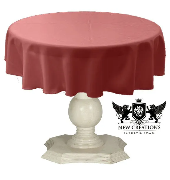 TABLECLOTH DULL BRIDAL SATIN (42" Round)