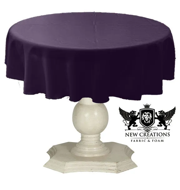 TABLECLOTH DULL BRIDAL SATIN (42" Round)