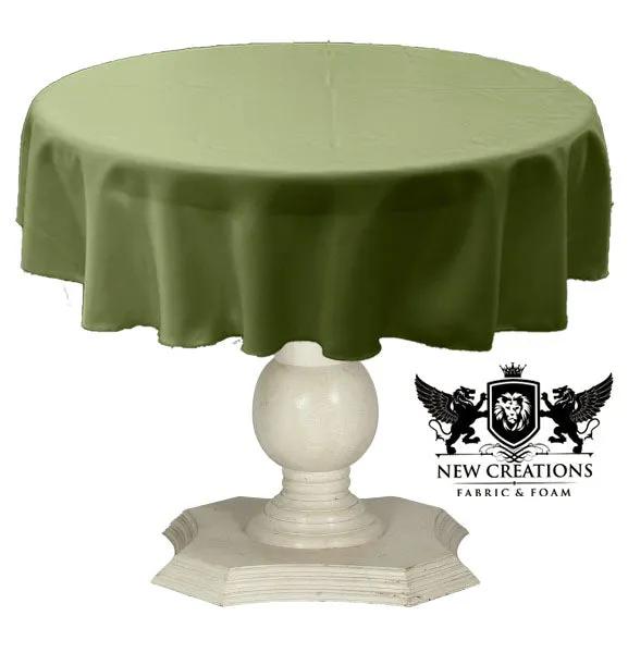 TABLECLOTH DULL BRIDAL SATIN (42" Round)