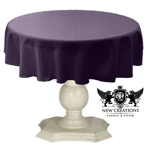 TABLECLOTH DULL BRIDAL SATIN (42" Round)