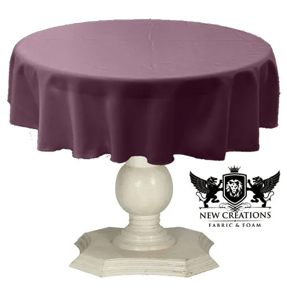 TABLECLOTH DULL BRIDAL SATIN (42" Round)