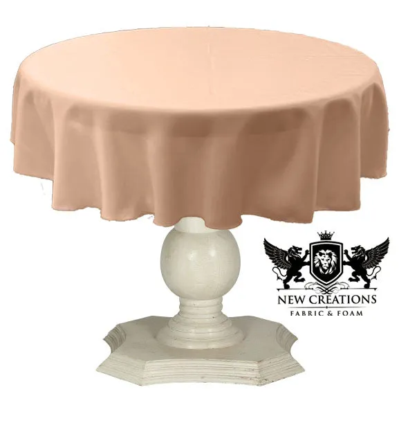 TABLECLOTH DULL BRIDAL SATIN (42" Round)