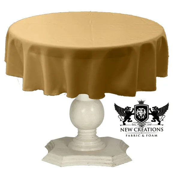 TABLECLOTH DULL BRIDAL SATIN (42" Round)