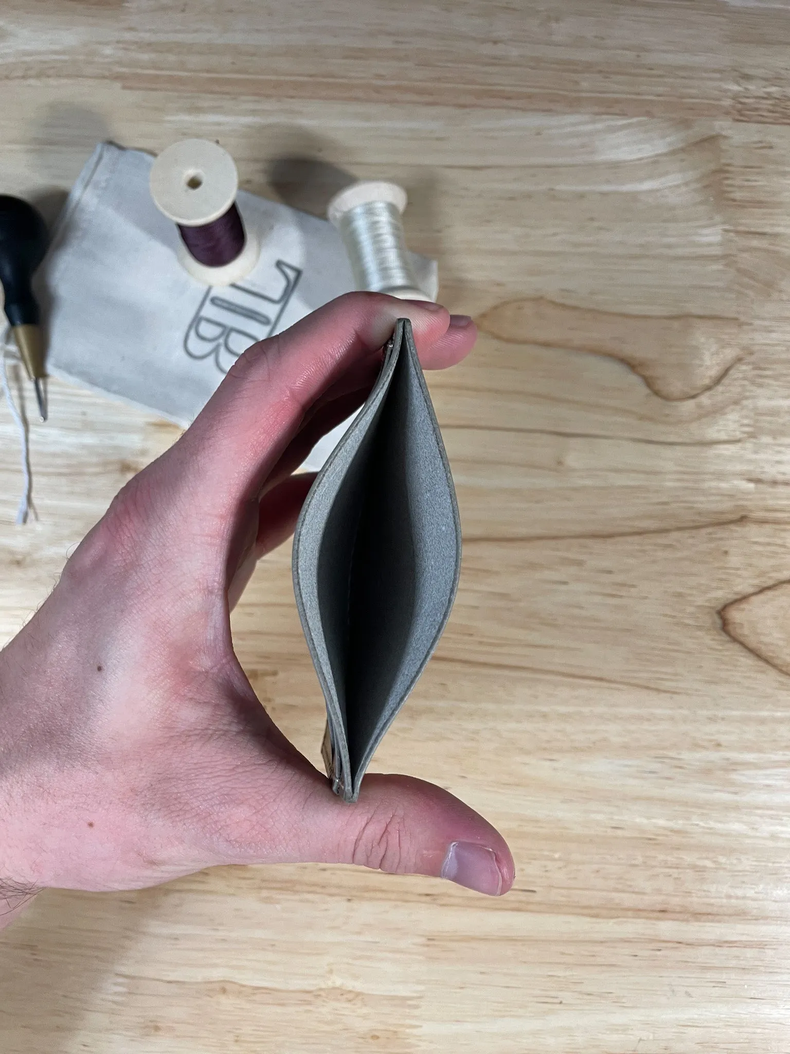 Taupe Cardholder