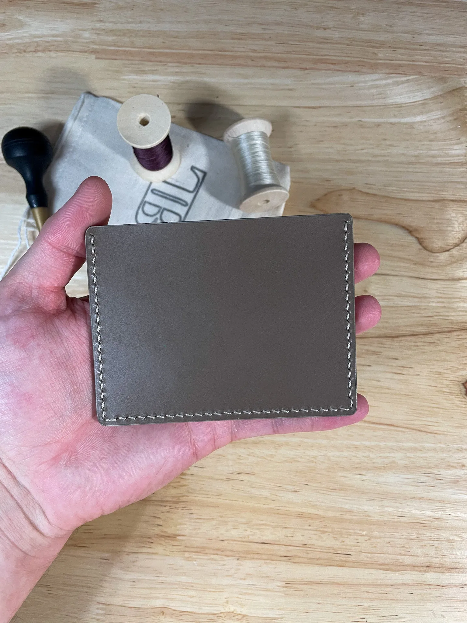 Taupe Cardholder