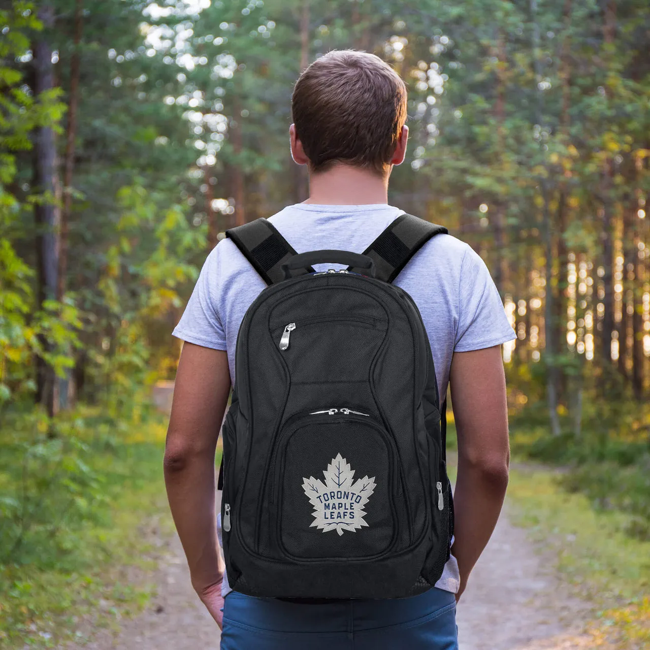 Toronto Maple Leafs Laptop Backpack Black
