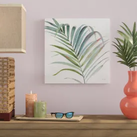 'Tropical Blush V' Print on Wrapped Canvas 18" H x 18" W #1476HW