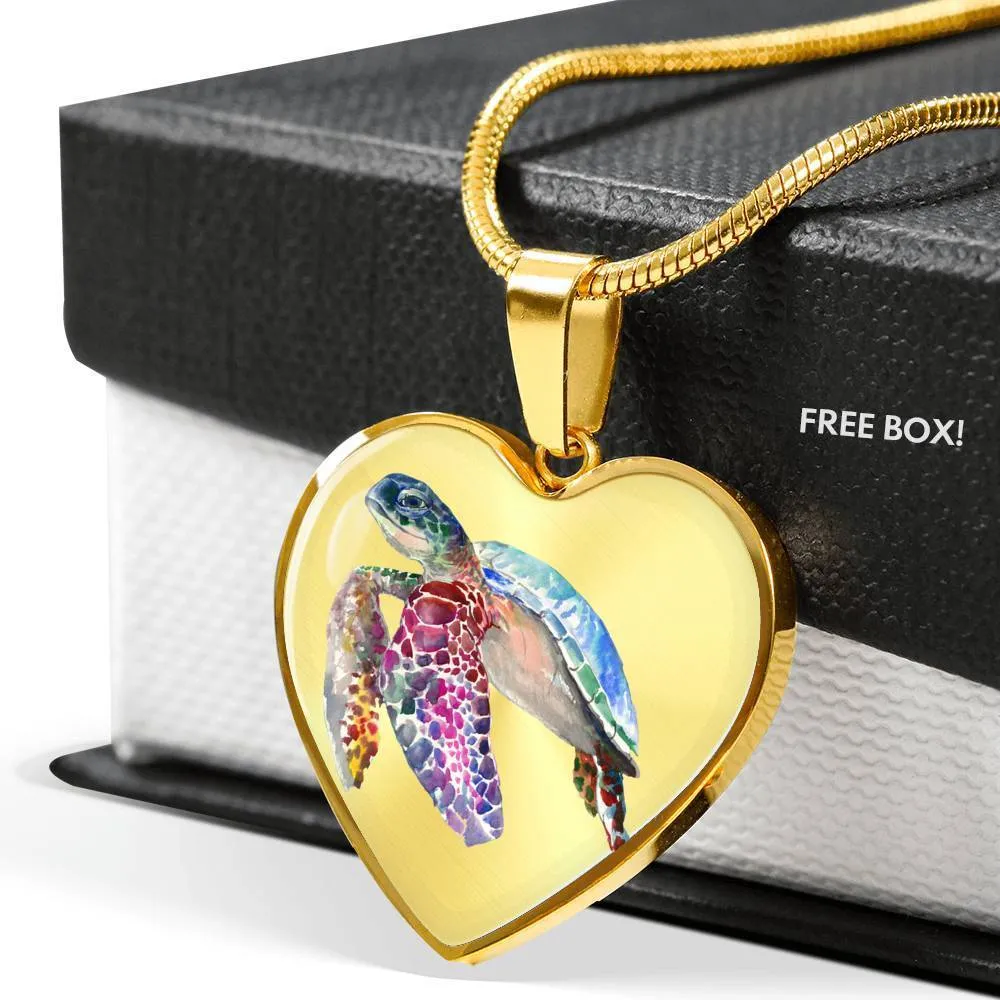 Tropical Sea Turtle Necklace